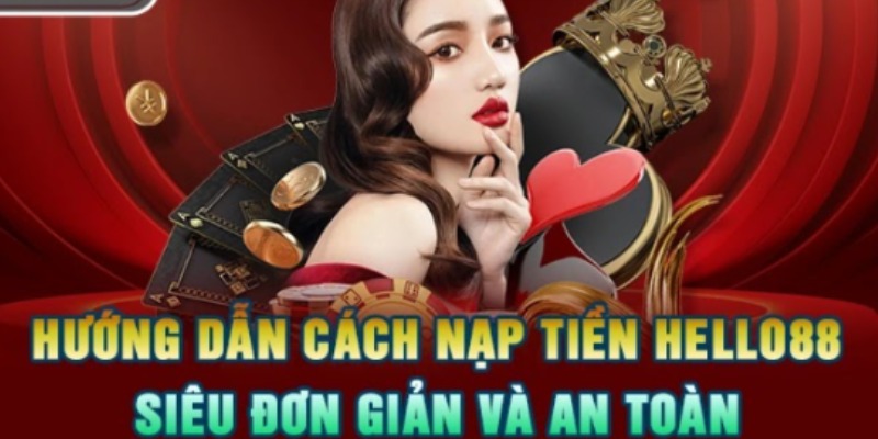 Cụ thể các thao tác nạp tiền Hello88 siêu đơn giản